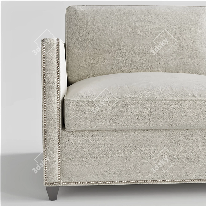 Modern Comfort: Dryden Sofa 3D model image 2