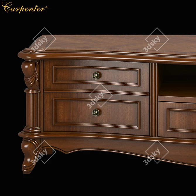 Carpenter Wall Unit A: 1860x550x460 3D model image 2
