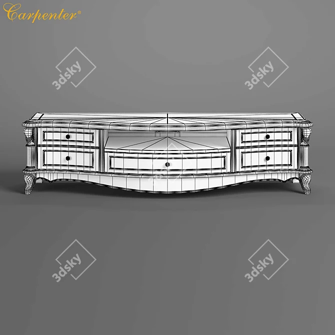 Carpenter Wall Unit A: 1860x550x460 3D model image 3