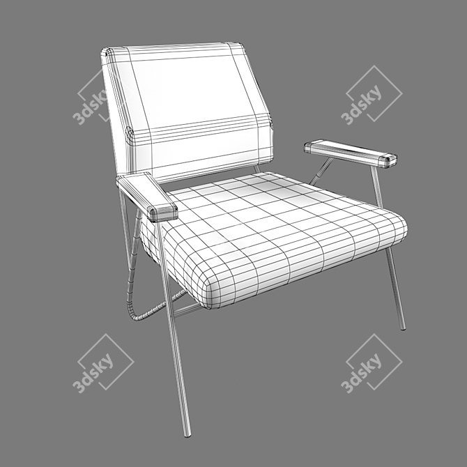 Elegant Elberta Chair: Perfect Comfort 3D model image 2