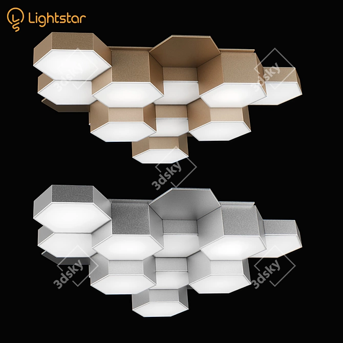 Favo Lightstar Ceiling Chandelier 3D model image 1