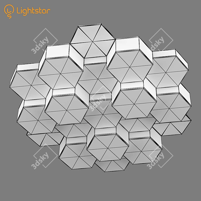 Favo Lightstar Ceiling Chandelier 3D model image 3