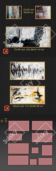 Art Collection 71-80: Pictures 009 3D model image 3