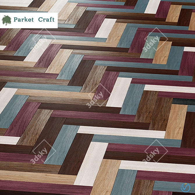 Toned Parquet by Parket Craft 3D model image 1
