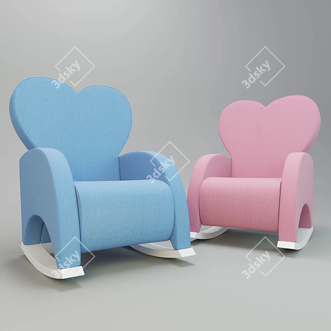 Cozy Rocking Armchair - Micuna Love 3D model image 1