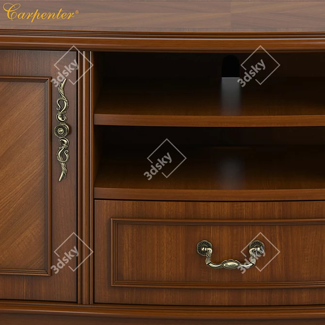 Modern Carpenter TV Cabinet 3D model image 2