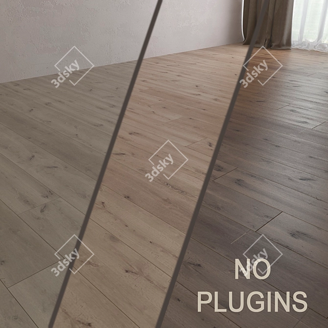 Premium Parquet Board Collection 3D model image 1