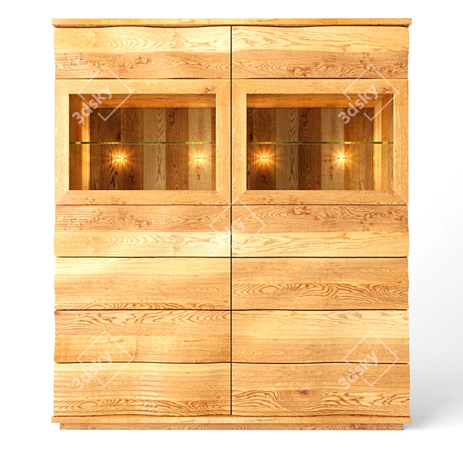 Klose K 9 Wild Oak Buffet 3D model image 2