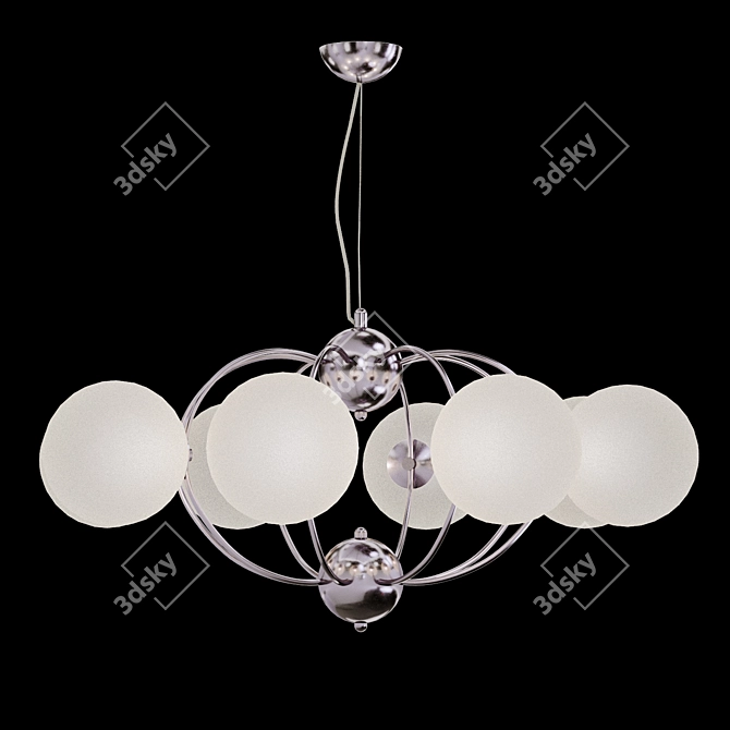 Arte Palla 8-Light Chandelier 3D model image 1