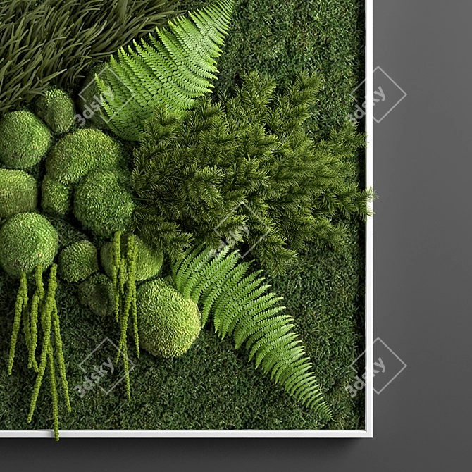 Green Panel 800mm | 3D Max, Obj | V-Ray Render 3D model image 5