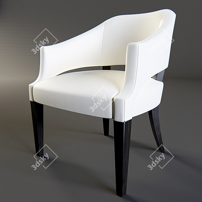 Castleton London Chair: Classic Elegance 3D model image 1
