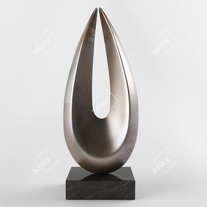 Contemporary Art Deco Sculpture 3D model image 1