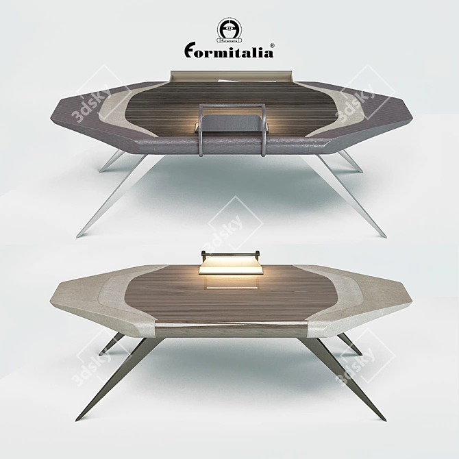 Italian Luxury: FORMITALIA Table 3D model image 1