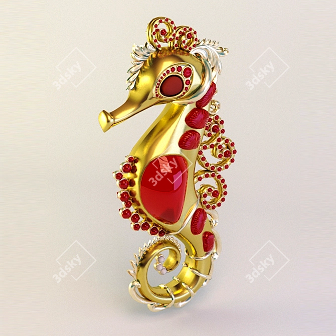 Sea Creature Decor: Nautical Beauty 3D model image 1