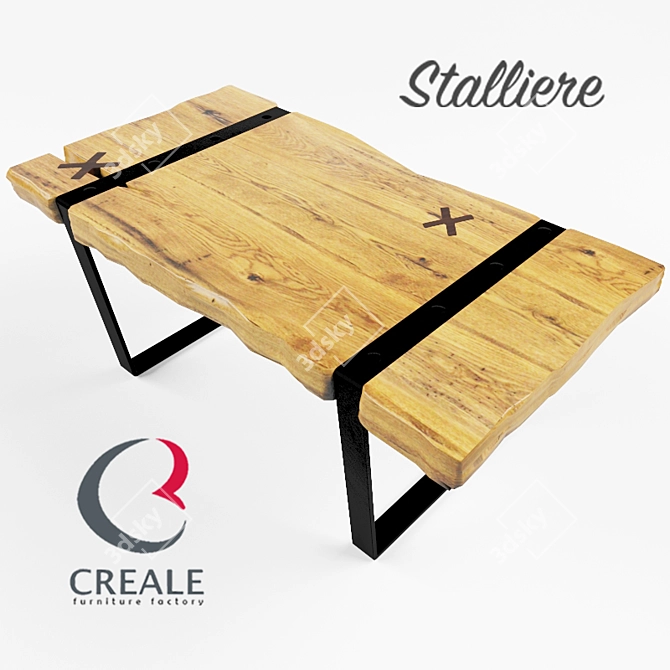 Chicago Coffee Tables: Creale & Stalliere 3D model image 1