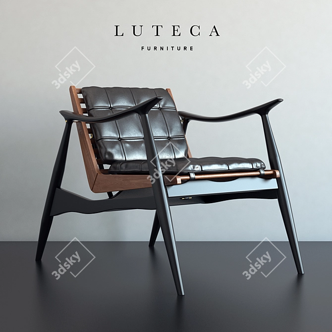 Sleek Altra Chair: By Alexander Diaz 3D model image 1