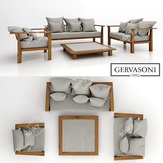 Elegant Gervasoni InOut Collection 3D model image 1