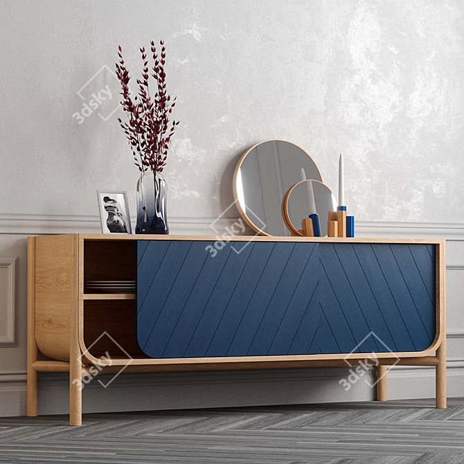 Marius Sideboard: Elegant and Versatile 3D model image 1