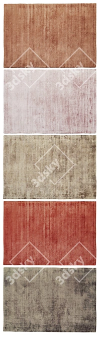 Blade Rugs Collection: Copper, Heather, Mocha, Moleskin, Russet 3D model image 2