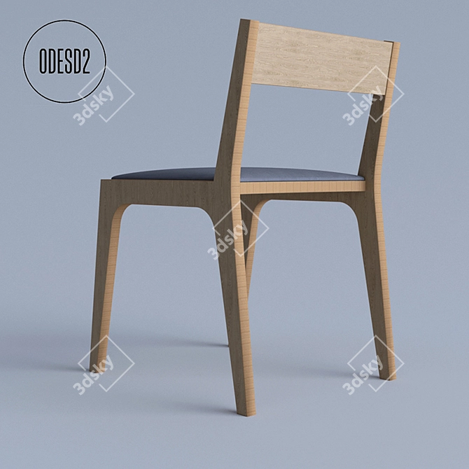 Modern ODESD2 C1 Chair 3D model image 2