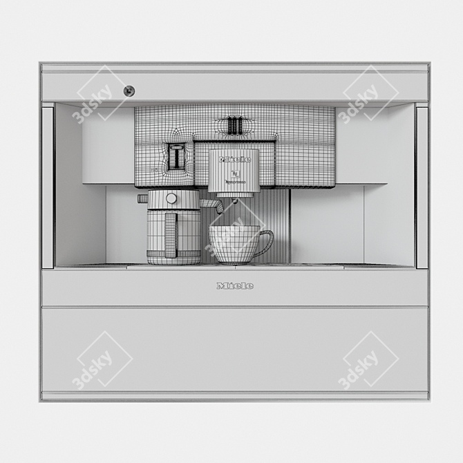 Miele CVA 6431 Nespresso Machine 3D model image 3