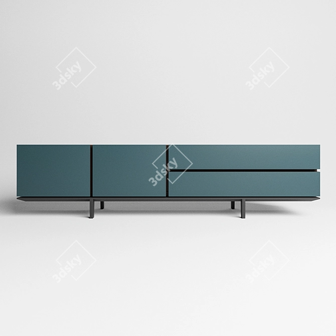 Elegance Unleashed: Poliform Pandora Sideboard 3D model image 1