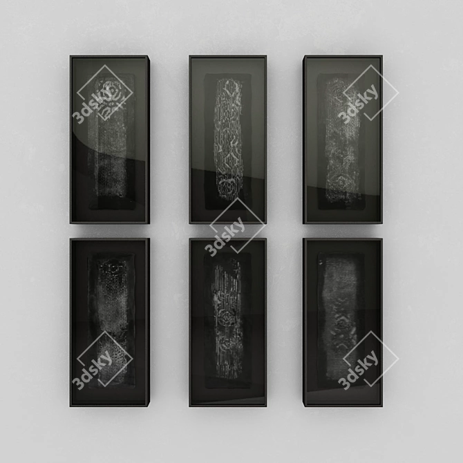 Italian Antique Frames: Vintage Elegance 3D model image 2