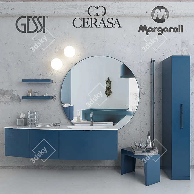 Cerasa Maori Bathroom Furniture & Decor 3D model image 1