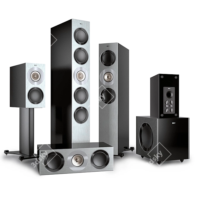 KEF Reference Series: Ultimate Sound Experience 3D model image 1