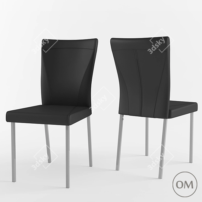 Modern Perry Chair - Sleek and Stylish 3D model image 2