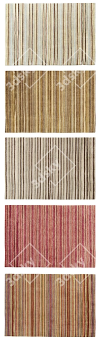 Elegant Asiatic Jacob & Joseph Rugs 3D model image 3