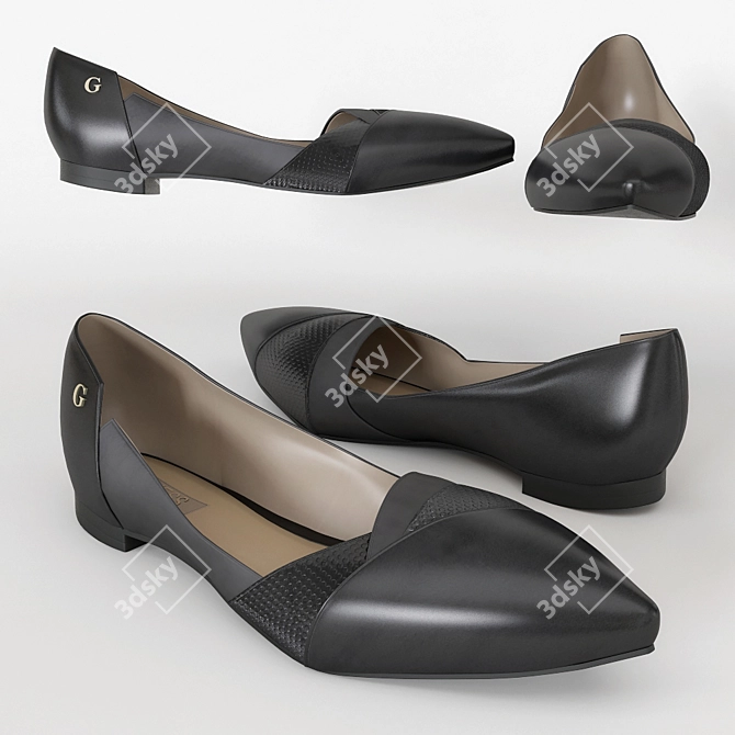 Elegant Women's Shoe Collection 3D model image 1