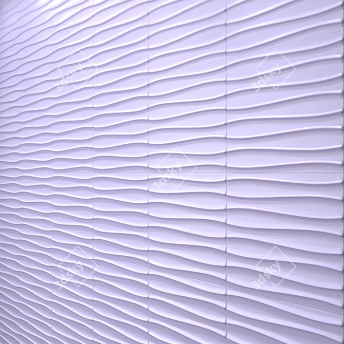 Premium 3D Wall Panels - Brand, Diamond, Meldal - 3 pcs. 3D model image 2