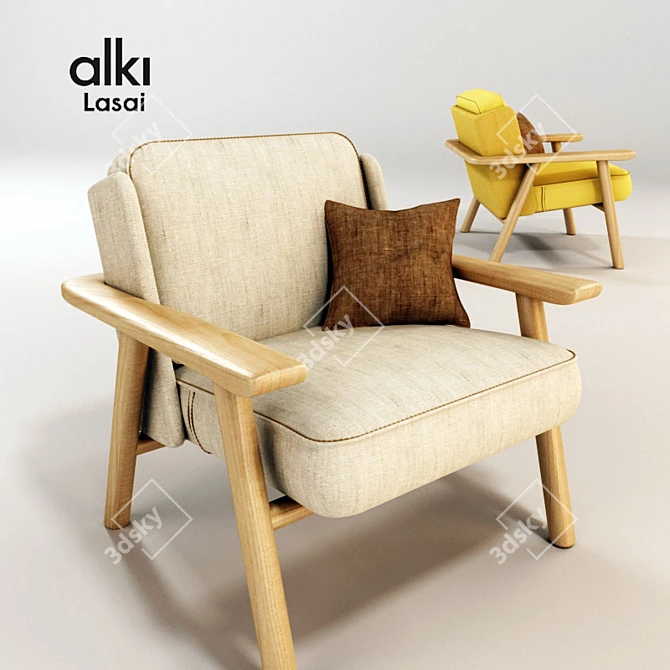 Alki Lasai: Unique French Elegance 3D model image 1