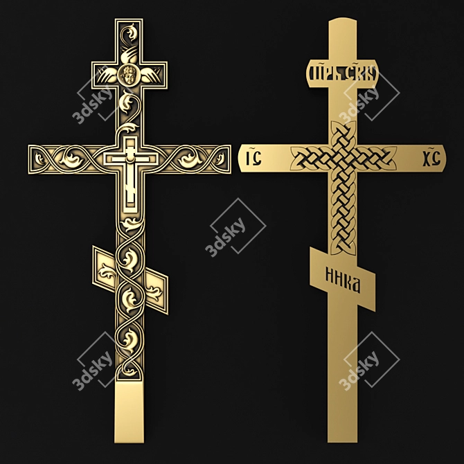 Title: Precision Cross Cutting Tool 3D model image 1