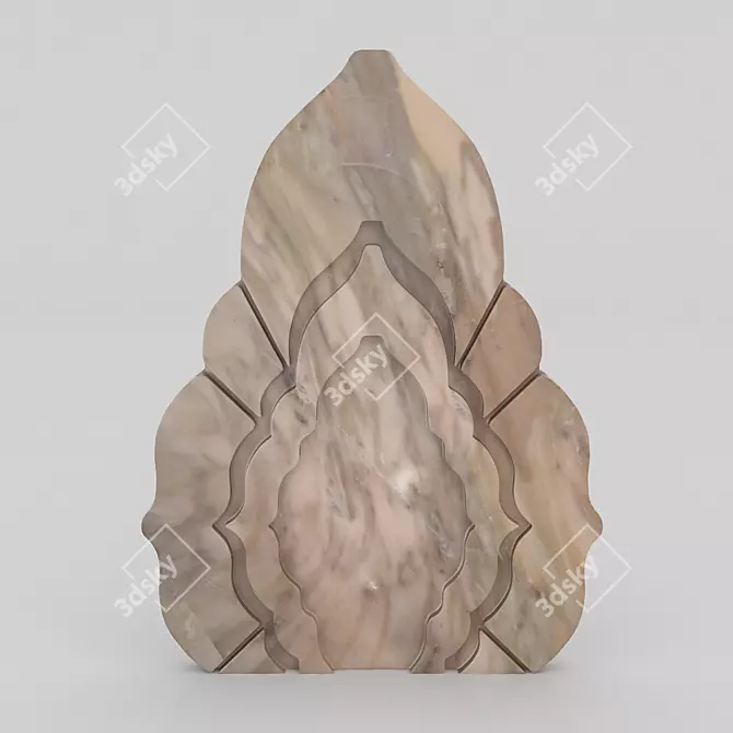 Title: OM Marble Panel - Strikingly Beautiful 3D model image 1