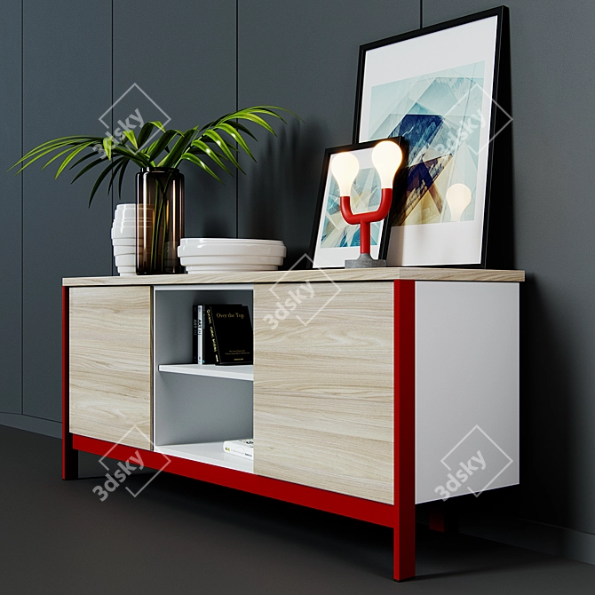 Modern Calligaris Furniture Set 3D model image 2