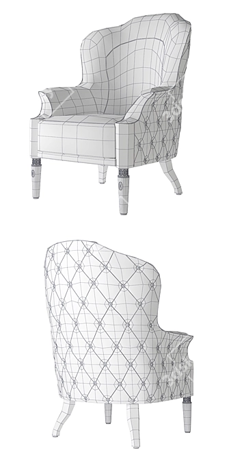 Beige Alice: Ipe Cavalli Visionnaire Cop. 3D model image 3