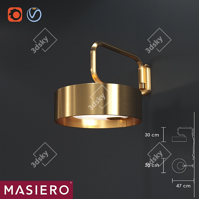 Masiero Sound A1: Stylish Renders for Corona & Vray 3D model image 1