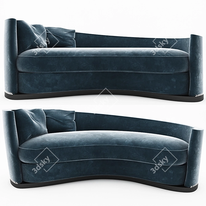 Luxury ASCENSION LATORRE FLOFA Sofa 3D model image 1