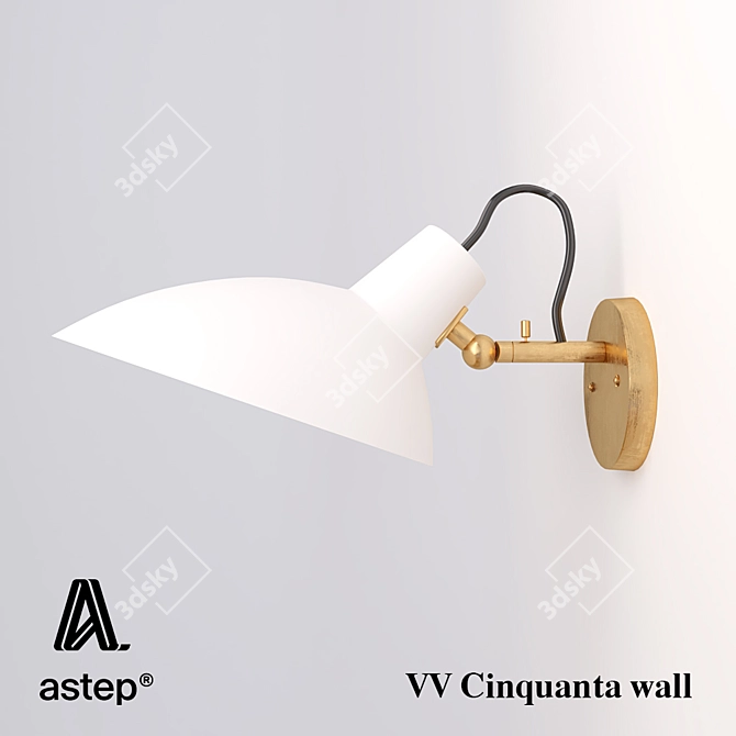 Astep VV Cinquanta Wall Bracket 3D model image 1