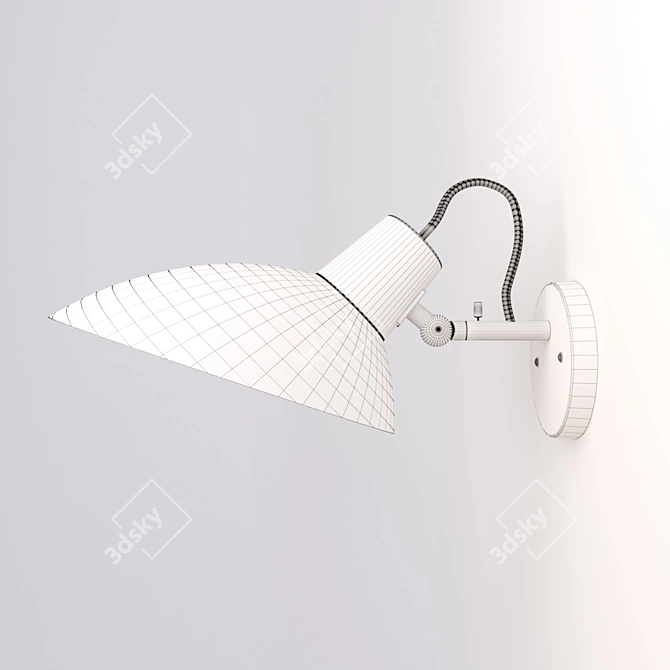 Astep VV Cinquanta Wall Bracket 3D model image 3