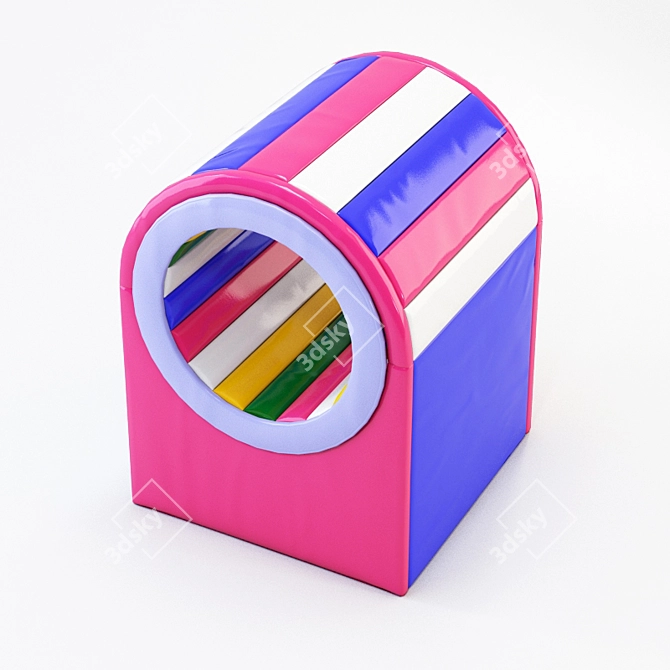 Spinning Fun: Soft Mini Wheel 3D model image 1