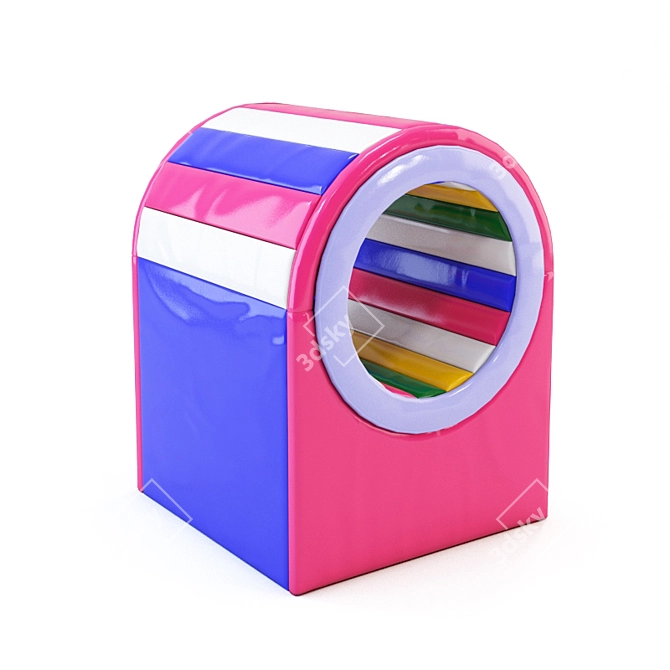Spinning Fun: Soft Mini Wheel 3D model image 2