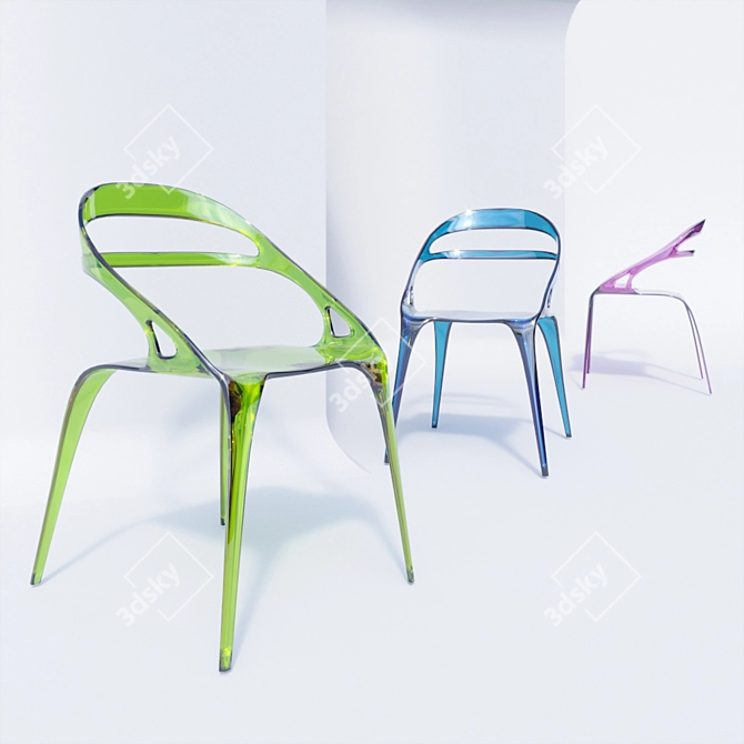 Go-Chair: Lovegrove Plastic Replica 3D model image 2