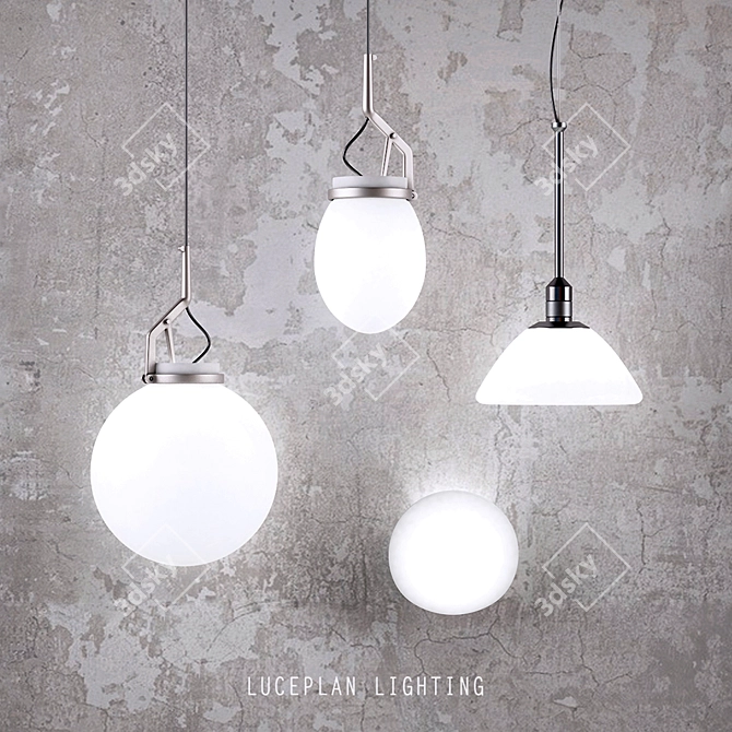 Modern Luceplan Lighting Collection 3D model image 1