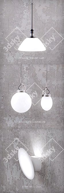 Modern Luceplan Lighting Collection 3D model image 2