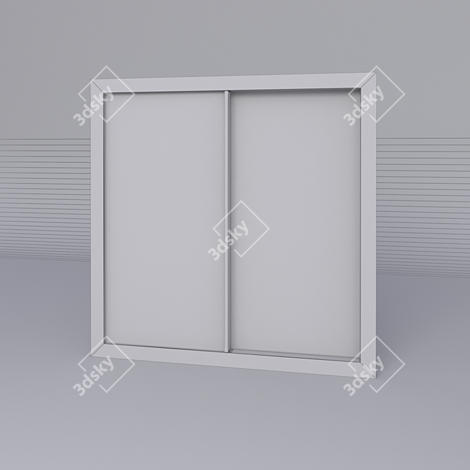 Sleek Sliding Door - ASS 77 PD 3D model image 3