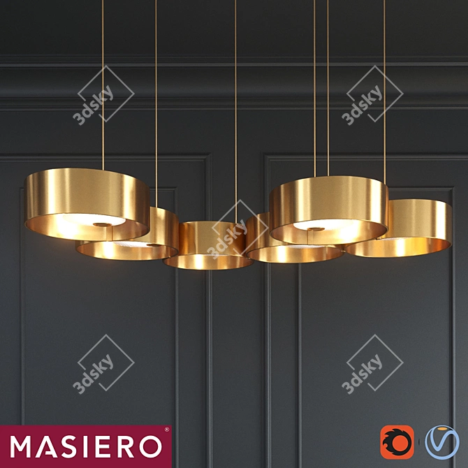 Masiero Sound OR6: Elegant Lighting Fixture 3D model image 1