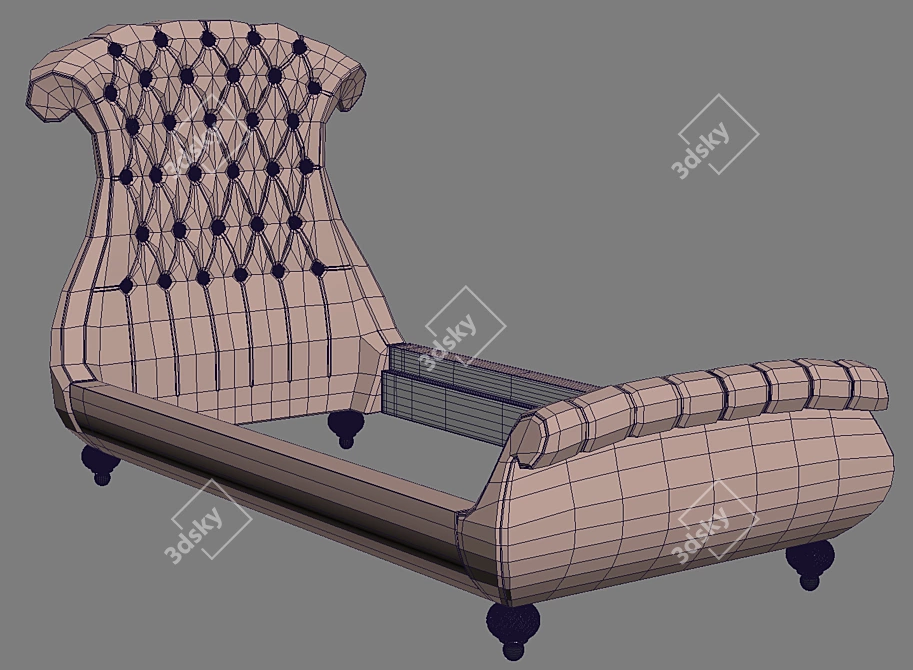 SOFIA Child Bed: Rondini Home Factory 3D model image 3